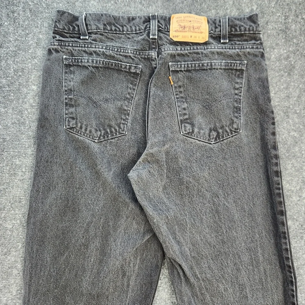 Vintage Levis 550‎ Jeans Mens 32x34 (36x36 Tag) Relaxed Tapered 90s Orange Tab
